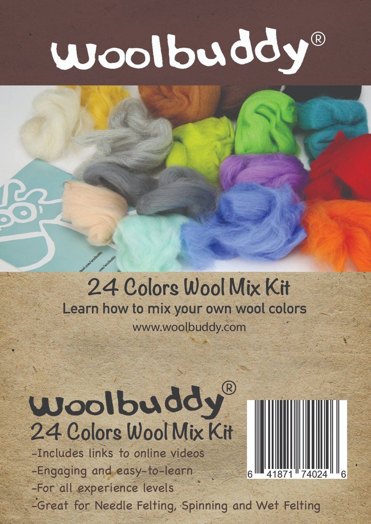 24 Colors Wool Mix Kit