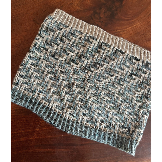 Mosaic Knit Cowl