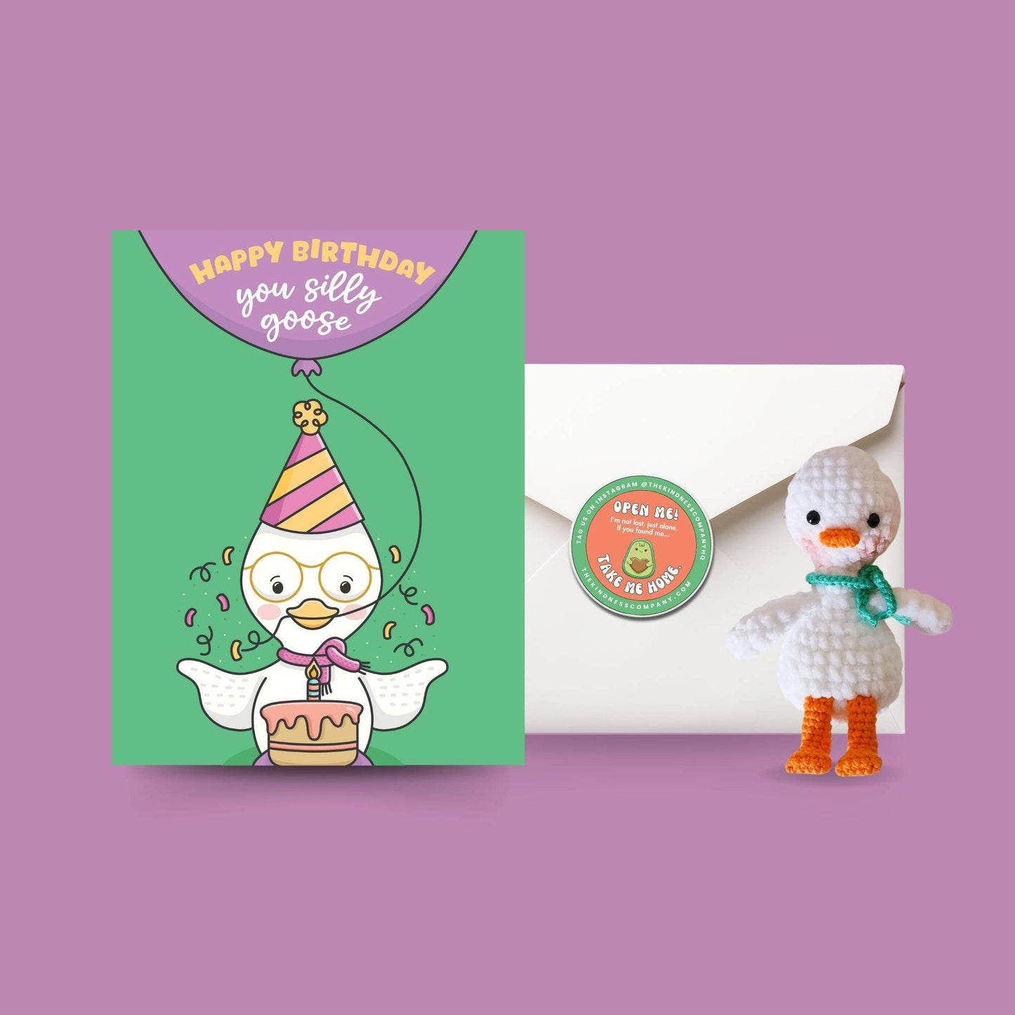 Birthday Card & Goose Crochet Pattern