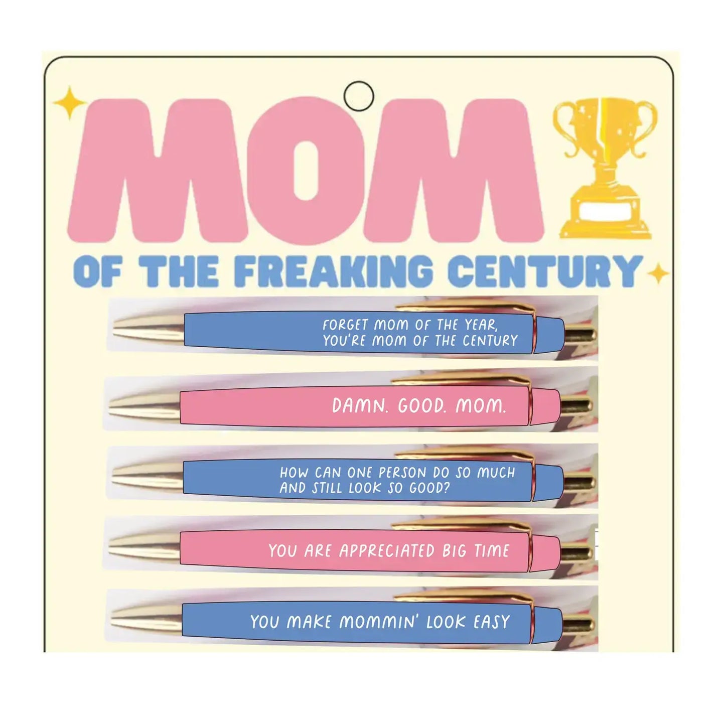 Mom Of The Freaking Century Pen Set