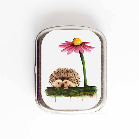 Hedgehog Stitch Marker Tin