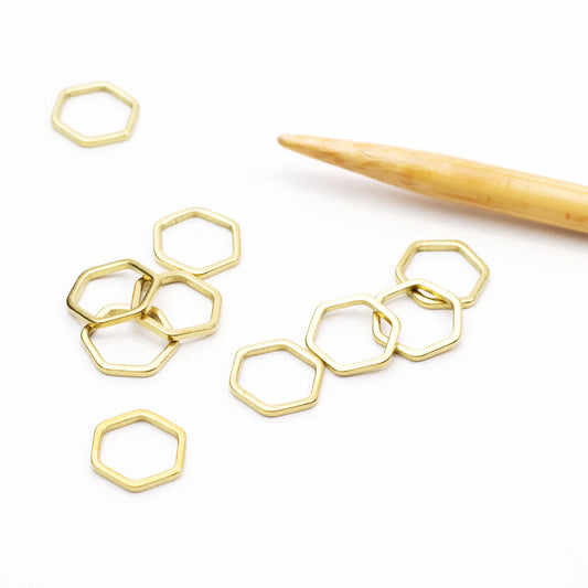 Honeycomb Stitch Markers