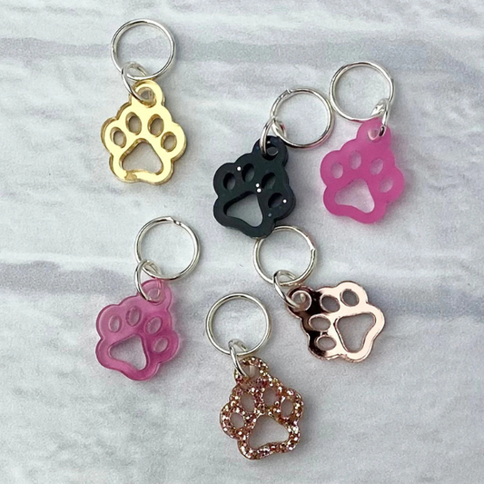 Paw Print Stitch Markers