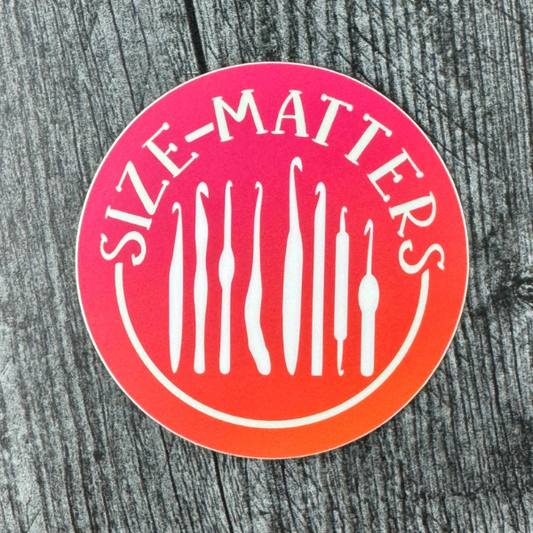 Size Matters Sticker