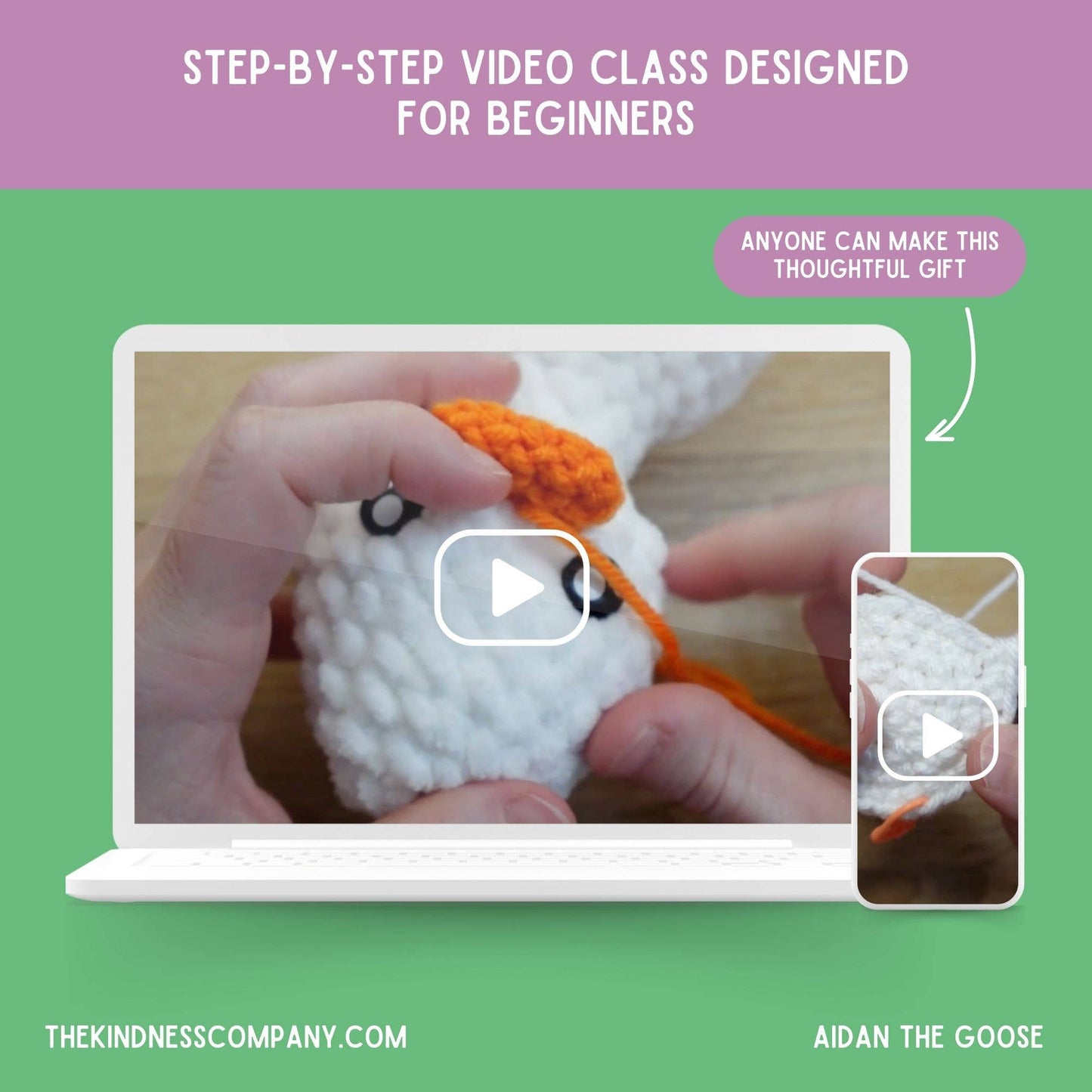 Birthday Card & Goose Crochet Pattern