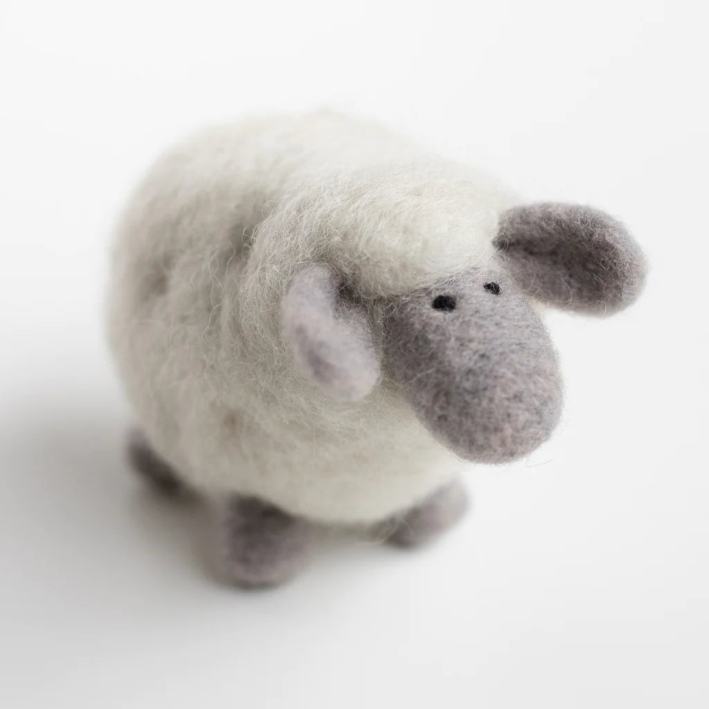 Sheep Mini Needle Felting Kit - YarnCom